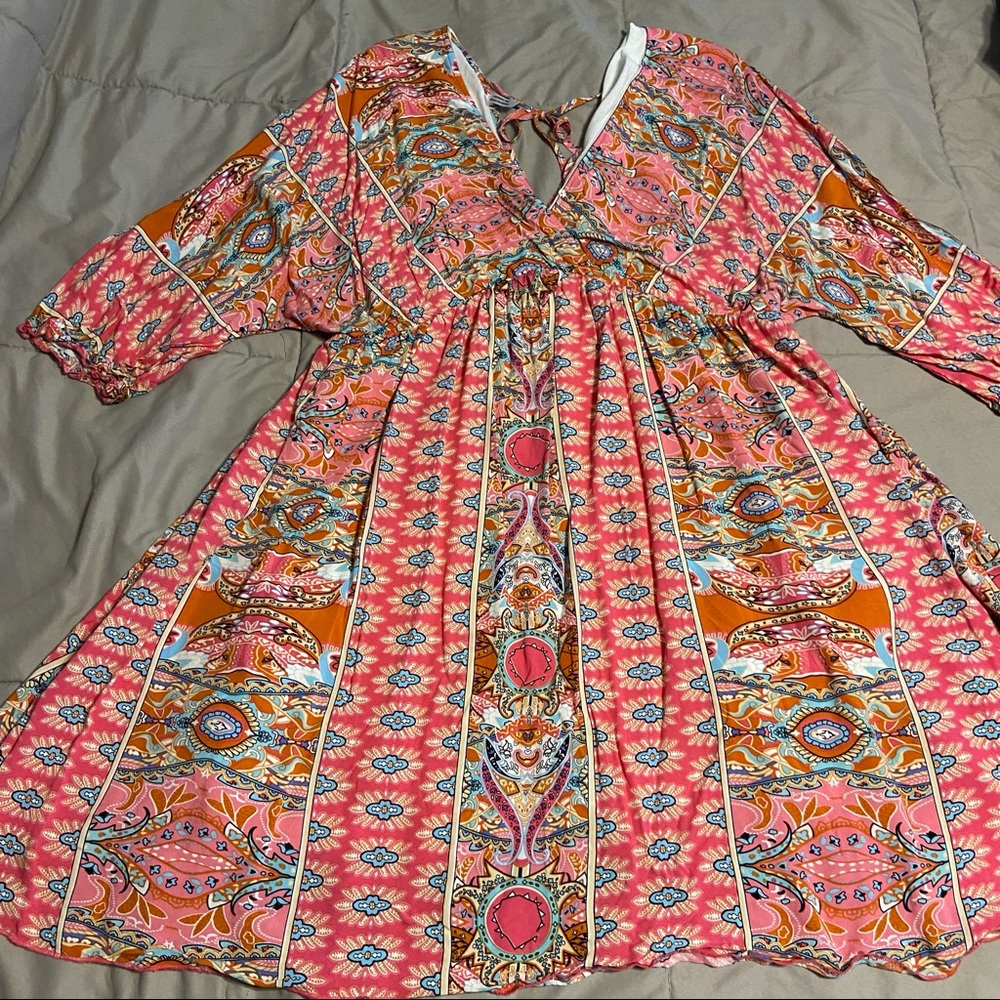 Flowy Multi-color Dress